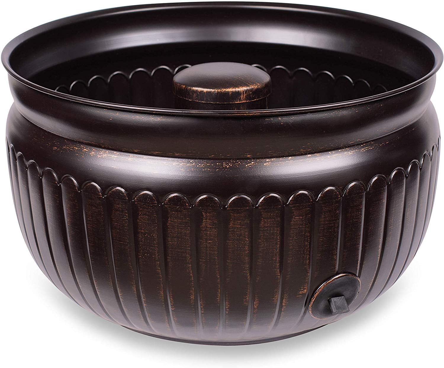 BirdRock Home Water Hose Holder - Distressed Bronze - Drainage Hole