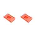 thumbnail image 4 of Billuyoard Debajo del cajón del escritorio Caja de almacenamiento de plástico autoadhesiva de hotel Lápices inferiores Contenedor Bandeja Naranja 2Conjunto, 4 of 6