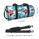 thumbnail image 2 of Fotbe Hawaiian Style Bolsa Deportiva de Lona Plegable con Estampado, Bolsa de Gimnasio con Bolsillo Seco/Húmedo, Bolsa de Viaje Ultraligera de Gran Capacidad, 2 of 6