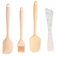 thumbnail image 1 of Juego de espátulas, utensilios de cocina con calor, espátulas para hornear de silicona, juego de raspadores de cocina de diseño de una pieza, estilo 3, 1 of 5