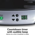 thumbnail image 5 of Dual Breakfast Sandwich Maker with Timer, Ready in 5 Minutes, Removable Dishwasher Safe PFAS-Free Non-Stick Egg Cooker Ring, Silver, 5 of 5