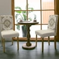 thumbnail image 3 of Dining Chair Covers Set of 6 Vintage Abstract Brown Bohemian Farmhouse Tribal Stretch Parsons Chair Slipcovers Removable Washable Chair Cover Protector for Kitchen Dining Room Hotel, 3 of 5