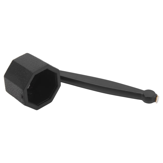 Pool Cue Chalk Holder Cover Accessory, Pool Cue Chalk Holder Cover Octagonal Design Black For Billiard Hall