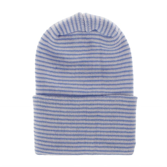 TELOLY Kids Beanie,Polyester Baby Hat,Gentle Feel Baby Hats,Blue