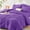 Bright Purple-Twin XL(68"x 88"), variant on Queen Comforter Set Seersucker 7 Pieces All Season Luxury Bed In A Bag For Bedroom Bedding With Comforters Sheets Pillowcases & Shams Dark Grey