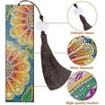 thumbnail image 3 of 3 Pieces Diamond Painting Bookmark Diamond Tassel Beaded Painting Bookmark Diy Beaded Bookmarks Leather Tassel Bookmark For Valentine's Day Graduation, 3 of 5