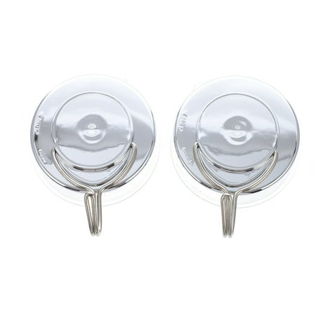 

Bathroom Hanger Hook up Metal Vacuum Generous Hooks Shower No Trace Wall Hanging Towel Holder 2 Pcs