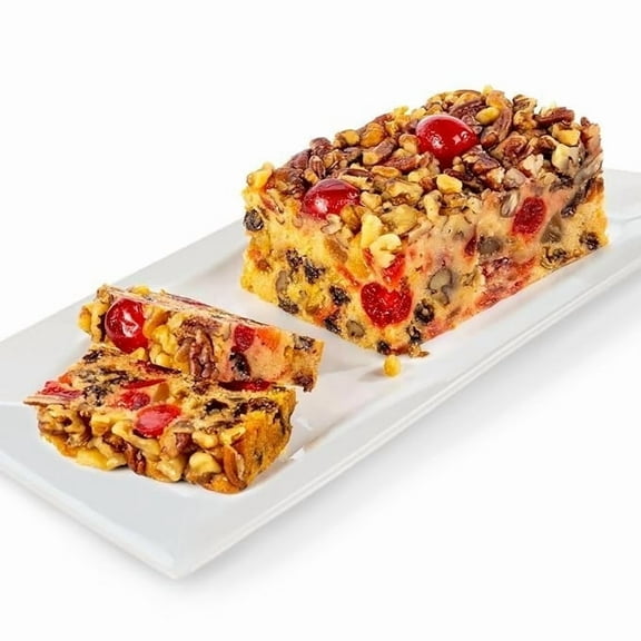 Grandma’s Ye Olde English Fruit Cake Bar - 4 LB |Delicious Fruit Cake| Alcohol-Free Fruit Cake