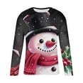 thumbnail image 4 of WXLWZYWL Men's Christmas Sweatshirt Crewneck Trendy Big and Tall Santa Printed Sweatshirts Pullover Tops Party Apparel, 4 of 5