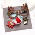 thumbnail image 4 of Xihbxyly Oferta Del Dia Lindo Juego de Gafas con Horquillas para El Pelo para Vacaciones Navideñas, Conjunto de Marcos de Gafas con Horquillas para Niñas y Niños, Accesorios de Disfraces para Fiestas, 4 of 6