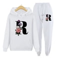 thumbnail image 2 of Sudadera con capucha para mujer, sudadera informal estampada de manga larga, chaqueta con bolsillo, traje deportivo Wmkox8yi  bvn2242, 2 of 4