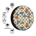 thumbnail image 4 of Rateoe Butterflies Wild Insect Pattern Tire Cover Wheel Protectors Weatherproof Wheel Covers Universal Fit for Trailer Rv SUV Truck Camper Travel Trailers Accessories-17 inch, 4 of 6