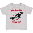 thumbnail image 3 of Inktastic My Auntie Loves Me Orca Family Boys or Girls Toddler T-Shirt, 3 of 5