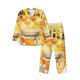 thumbnail image 1 of Balery Honey Bee Pijama para Hombre de Dos Piezas con Manga Larga, Conjunto de Dormir y Descanso Suave con Bolsillos-Small, 1 of 7