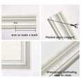 thumbnail image 6 of 90"x 3" 3D Self Adhesive Flexible Foam Molding Trim, Wall Border Waterproof Wallpaper Border Flexible Molding Ceiling Line Interior Decoration Wall Picture Edge Waist Door Casing Corners, 6 of 8