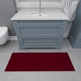 thumbnail image 5 of Ottomanson Solid Kitchen Runner Rug 1'10" x 6' - Non Slip Low Pile Carpet, Red, 5 of 12