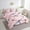 Pink Purple, variant on King Comforter Set for Kids,7 Pieces Farmhouse Chick Bedding Sets King Bed in a Bag with Reversible Rustic Bed Set,Chicken Comforter, Sheets, Pillowcases and Shams