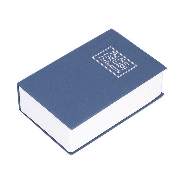 Safe Coin Cash Banks,Book Safe Small Blue Mini Money Box Money Saving Box Proven Performance