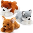 thumbnail image 1 of Juego de peluche Skylety para perros de peluche, 3 unidades, para niños de 20 cm, 1 of 6