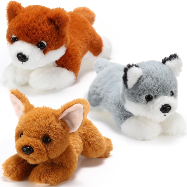 Juego de peluche Skylety para perros de peluche, 3 unidades, para niños de 20 cm