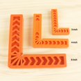 thumbnail image 4 of 3/4/6 Inch Plastic Right Angle Ruler Holder 90°Auxiliary Positioner Overline L-Shaped Spacer Fixed Angle Gripper Stationery 4 inch, 4 of 6