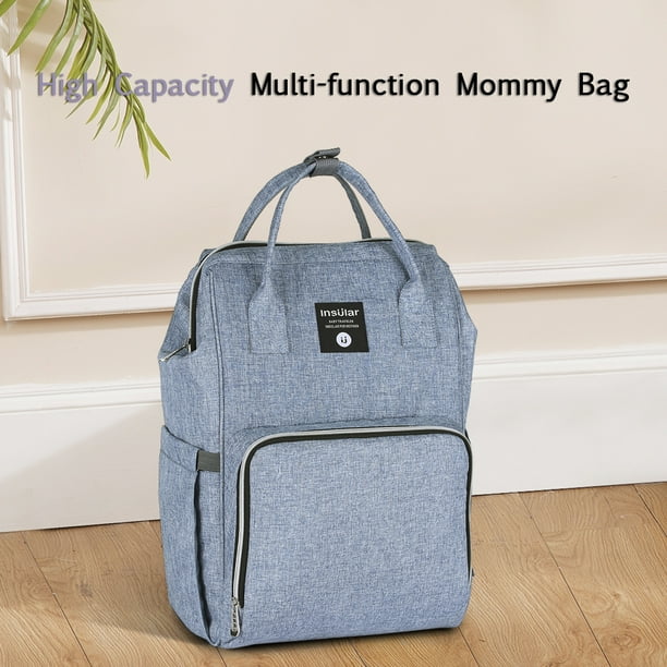 Bolsa de panales Mochila de gran capacidad multifuncion impermeable poliester ropa de bebe Walmart en linea