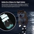 thumbnail image 6 of ROZKITCH Dog Shoes for Small Dogs,Anti-Slip Dog Boots & Paw Protectors for Hardwood Floors,Reflective Dog Booties for Hot Pavement Winter Snow Hiking,Black,4PCS,Size 1, 6 of 9