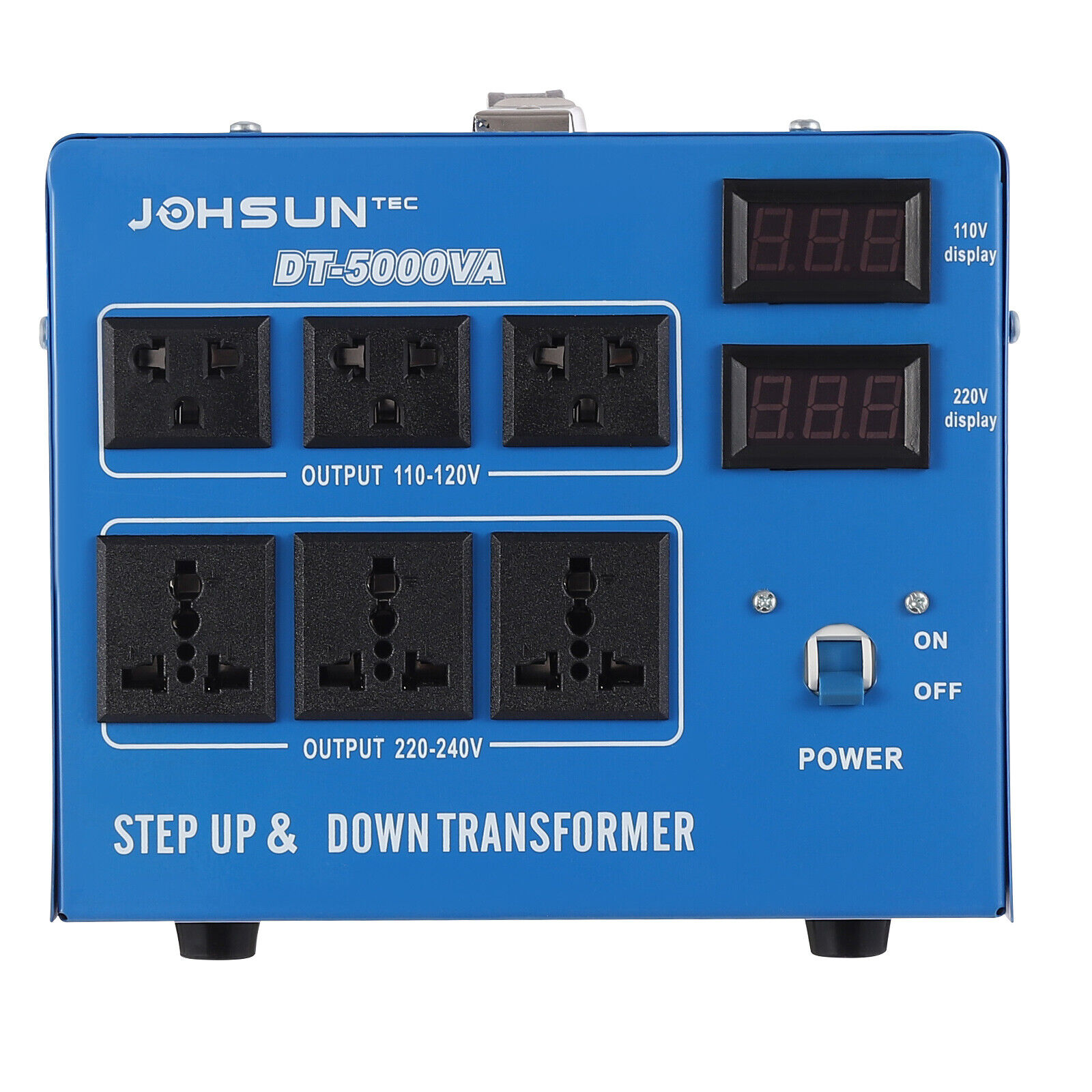 TFCFL 5000 Watt Heavy Duty Voltage Transformer Voltage Converter Transformer Up/Down Transformer 110-120V/220-240V