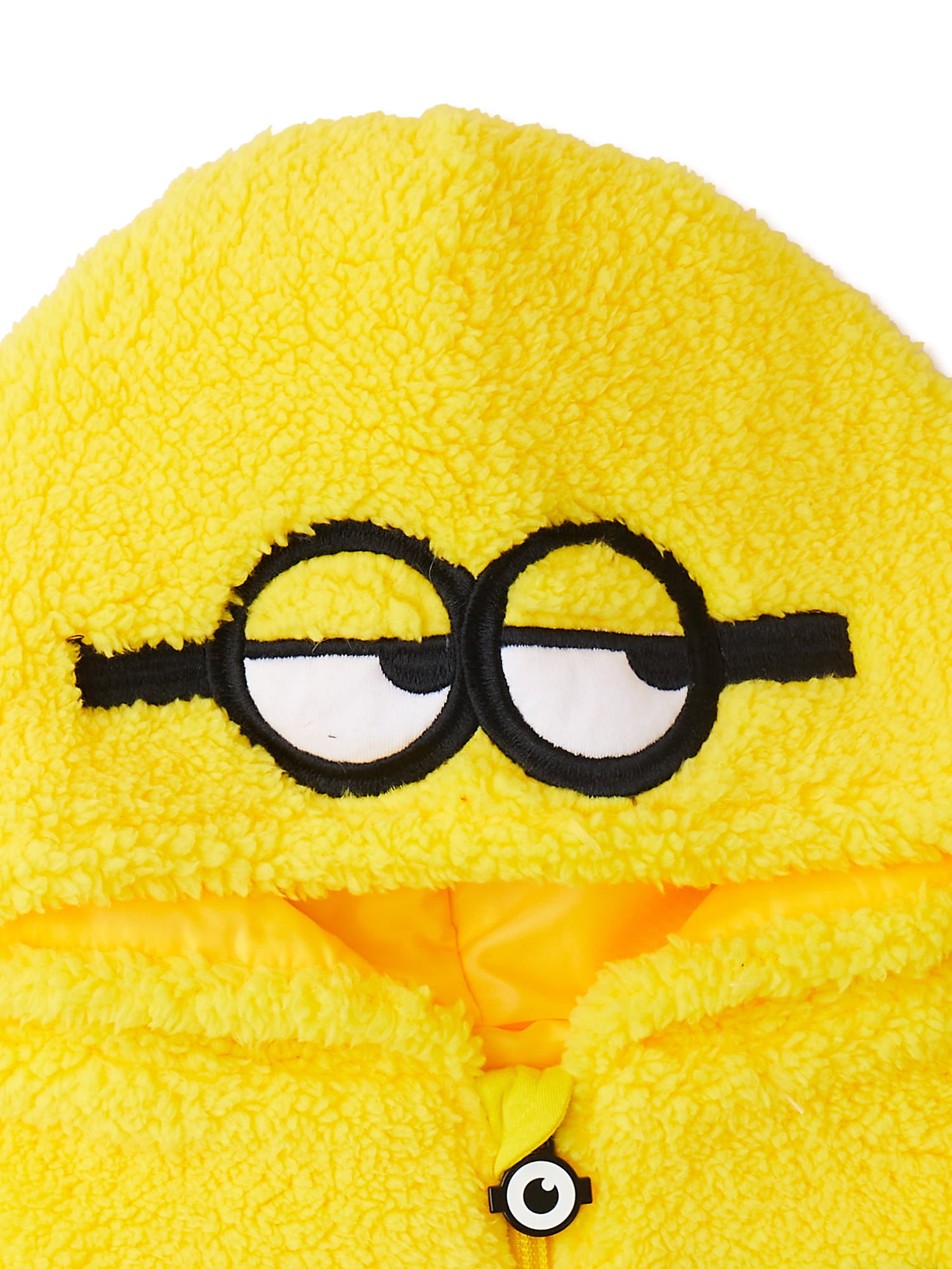 Minions Toddler Cosplay Faux Sherpa Hoodie, Sizes 2T-5T