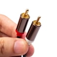 thumbnail image 4 of 2X Cable de Audio Coaxial 2RCa A 2 RCa Cable de Audio Estéreo RCa de 3,5 Jack 1M para Cine en Casa DVD TV Amplificador CD, 4 of 5