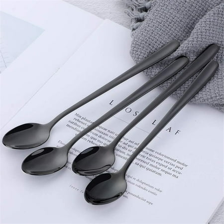 

Coffee Teaspoon Stainless Steel Mini Cake Spoon Ice Cream Spoon Small Spoons Tableware