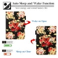 thumbnail image 3 of iPad mini 3 Case, iPad mini 2 Case, Allytech Premium PU Leather Ultra Slim Lightweight Auto Sleep Wake Protective Shockproof Folio Stand Smart Case Cover for Apple iPad mini 1 2 3, Floral, 3 of 5