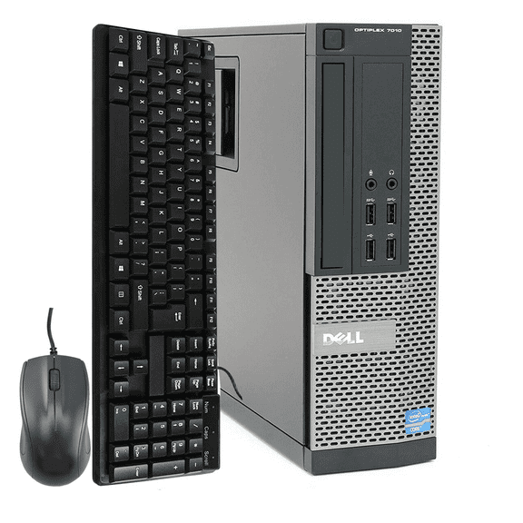 Restored Gaming Dell 7010 Desktop SFF Computer Intel Core i7 3.4GHz Processor, 16GB Ram, 120GB SSD   500GB HDD, BTO WiFi Adapter, HDMI, NVIDIA GT 1030 GDDR5, Windows 10 PC (Refurbished)