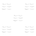 thumbnail image 1 of Seitruly 6 Pieces Eyelash Pads Protection Pad Extension Female Lifting Beauty Curlers Makeup Tools Breathable Accessories Shaping Type2 NO2, 1 of 6