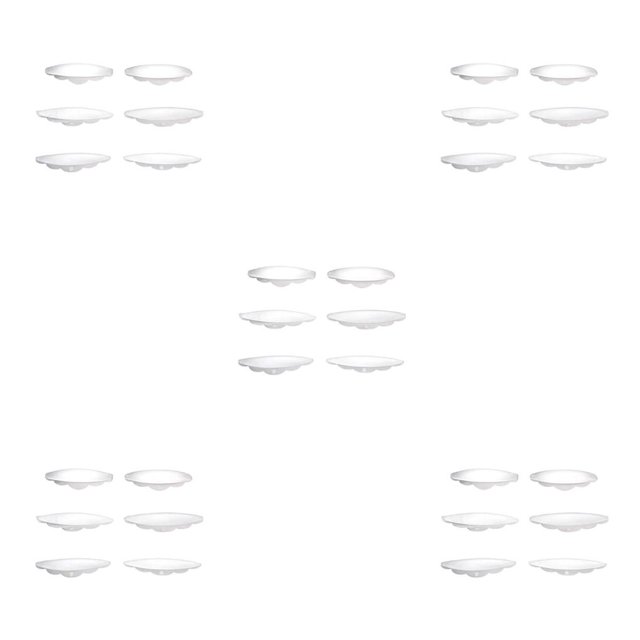 Seitruly 6 Pieces Eyelash Pads Protection Pad Extension Female Lifting Beauty Curlers Makeup Tools Breathable Accessories Shaping Type2 NO2