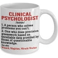 thumbnail image 2 of Clinical Psychologist Coffee Mug Definition Noun Gift IDea For Men Women Him Her Coworker Friend Birthday Tea Cup Christmas Xmas Mother's Day Father, 2 of 2