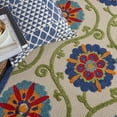 thumbnail image 6 of Nourison Aloha Indoor/Outdoor Blue/Multicolor 5'3" x 7'5" Area Rug, (5x7), 6 of 9