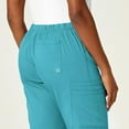 thumbnail image 6 of Wink PRO Women's Moderate Flare Leg Cargo Scrub Pant, Teal Blue, S Womens, 6 of 11