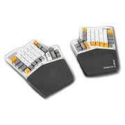 GRIFITI Fat Wrist Pad Massdrop Ergodox 2 Piece Set About 6.5 x 4.2 x 0.75 Inch Mirror Image Wrist Rests for Ergodox and Infinity Keyboard Sets (Black Nylon)