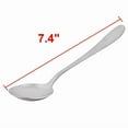 thumbnail image 2 of Stainless Steel Round Kitchen Table Soup Serving Spoon Scoop Silver 5Pcs, 2 of 5
