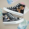 thumbnail image 1 of Primavera y otoño Nuevos zapatos de lona de caña alta para hombres de marca compartida Tom y Jerry Zapatos de pareja de estudiantes versátiles de moda de estilo coreano para mujeres ins, 1 of 4