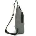 thumbnail image 3 of Bolso de pecho multifuncional para hombre Mochila de mensajero | Bandolera de hombro casual de moda | Lona resistente al agua | Carga USB | Antirrobo | Gran capacidad | Viaja todos los días, 3 of 5