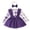 Purple, variant on Ruyang Baby Girls Halloween Pumpkin Romper Dress Headband Ruffle Long Sleeve First Birthday Outfit Cute Fancy Dress Winter Clothes