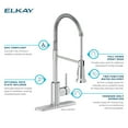 thumbnail image 2 of Elkay LKAV2061CR Avado Single Hole Kitchen Faucet with Semi-Professional Spout and Lever Handle, Chrome, 2 of 3
