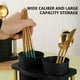 thumbnail image 5 of Caja de utensilios de cocina extraíble con escurridor | Portacubiertos desmontable para encimera | Organizador para cucharas, espátulas y cuchillos | Negro o verde, 5 of 6