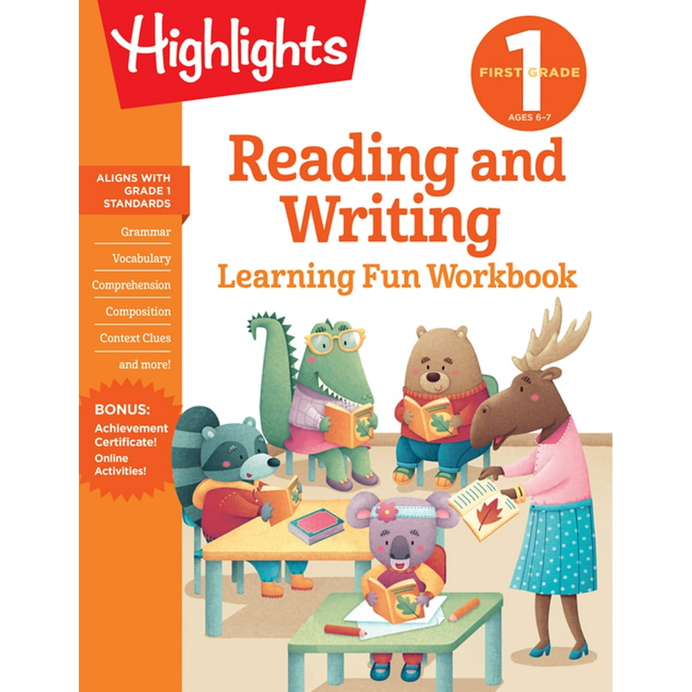 Highlights Learning Fun Workbooks First Grade Reading and Writing