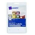 thumbnail image 1 of Etiquetas de cocina Avery con borde azul preimpresas, paquete de 40, 1 of 2
