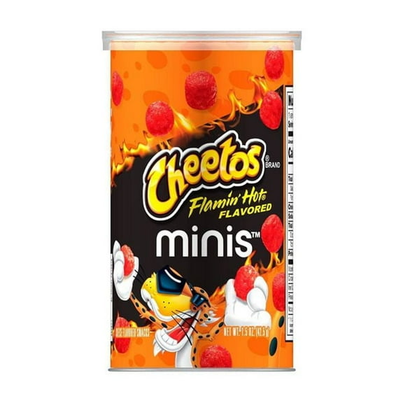 Cheetos Cheese Flavored Snacks Flamin' Hot Minis - 1.5oz - Pack of 2