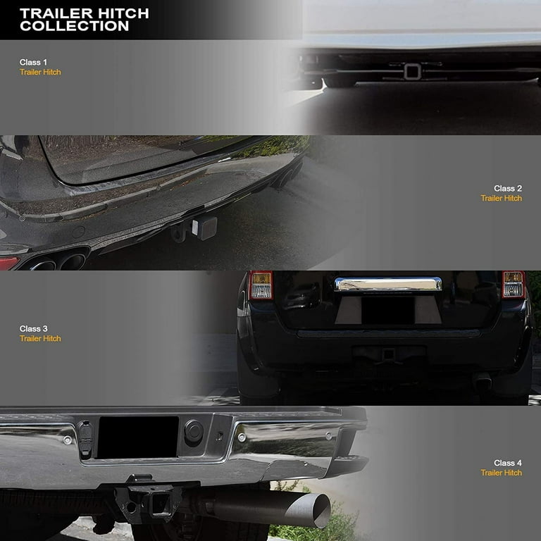 Class 3 Trailer Hitch For 2007-2015 Mazda CX-9 - 2" Receiver, 3500 Lbs Towing Capacity