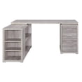 thumbnail image 3 of Pemberley Row Engineered Wood Gray/Silver L-Shaped Office Desk Reversible 60" x 47.25" x 29.5", 3 of 8